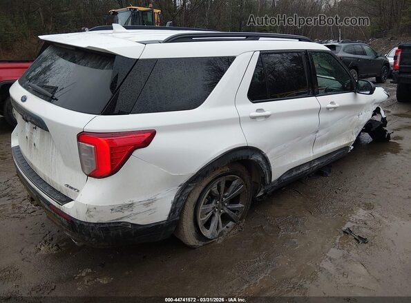 1FMSK8DH9MGA76259 2021 FORD FORD EXPLORER White Задня права чверть