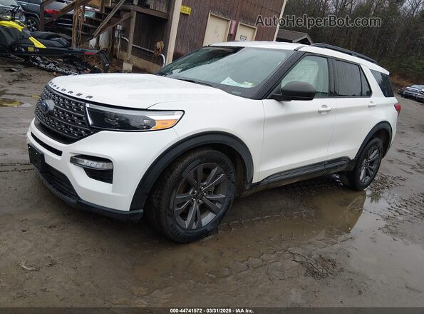 1FMSK8DH9MGA76259 2021 FORD FORD EXPLORER White Передня ліва чверть