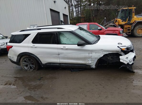 1FMSK8DH9MGA76259 2021 FORD FORD EXPLORER White Вид задньої частини салону