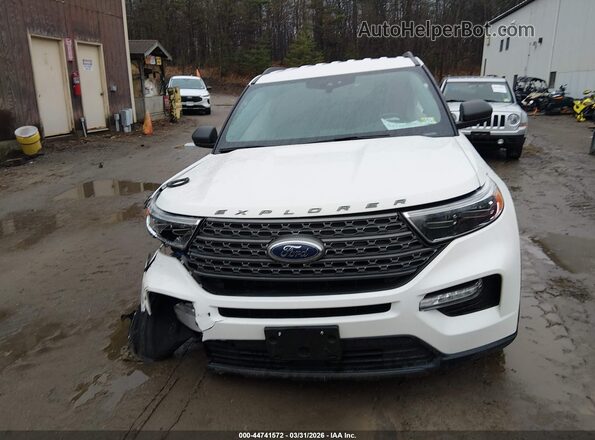 1FMSK8DH9MGA76259 2021 FORD FORD EXPLORER White Вид щитка приладів
