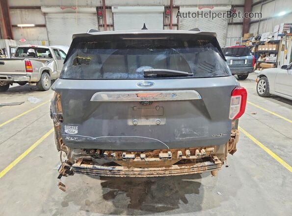 1FMSK8DH9MGB38940 2021 FORD FORD EXPLORER Silver Հետևի տեսք