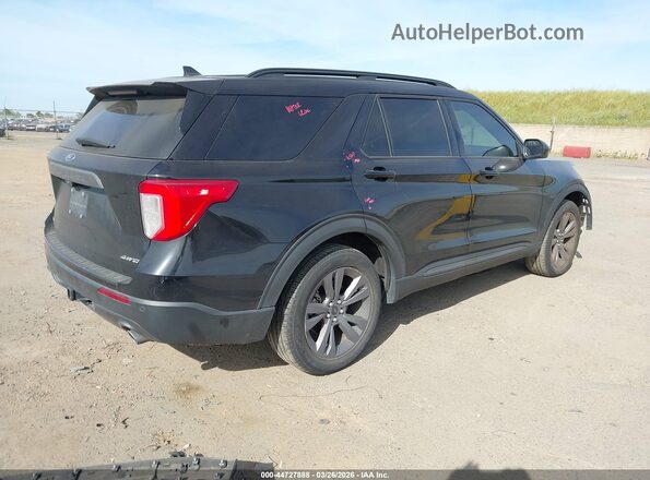 1FMSK8DHXNGA44969 2022 FORD FORD EXPLORER Black Tył prawy