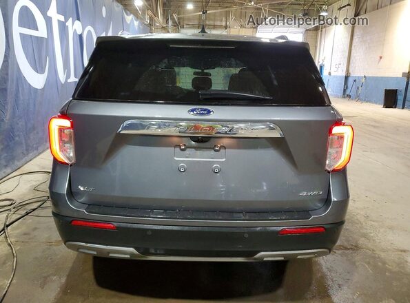 1FMSK8DHXRGA04431 2024 FORD FORD EXPLORER Gray Rear view