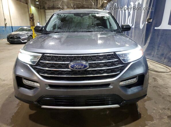 1FMSK8DHXRGA04431 2024 FORD FORD EXPLORER Gray Front view