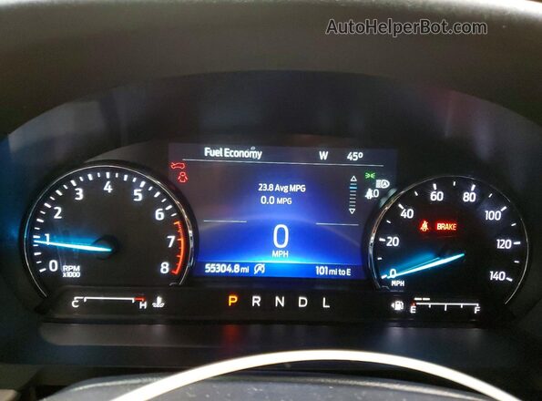1FMSK8DHXRGA04431 2024 FORD FORD EXPLORER Gray Instrument cluster view