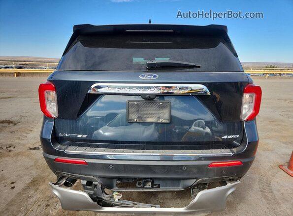 1FMSK8FH0NGB41109 2022 FORD FORD EXPLORER Black უკანა ხედი