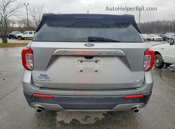 1FMSK8FH1LGC64706 2020 FORD FORD EXPLORER Silver Widok z tyłu