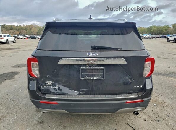 1FMSK8FH3MGB52085 2021 FORD FORD EXPLORER Black Вид ззаду