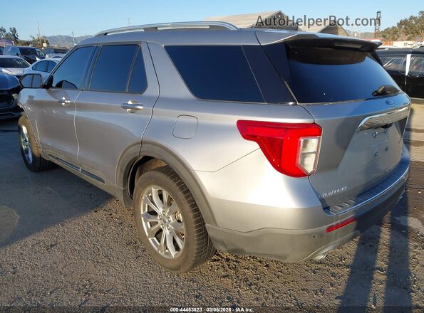 1FMSK8FH5MGB07486 2021 FORD FORD EXPLORER Silver უკანა მარცხენა