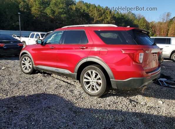 1FMSK8FH6MGA39005 2021 FORD FORD EXPLORER Темно-бордовый Задняя левая четверть