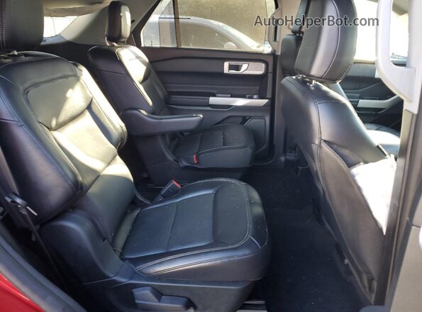 1FMSK8FH6MGA39005 2021 FORD FORD EXPLORER Темно-бордовый Вид задней части салона
