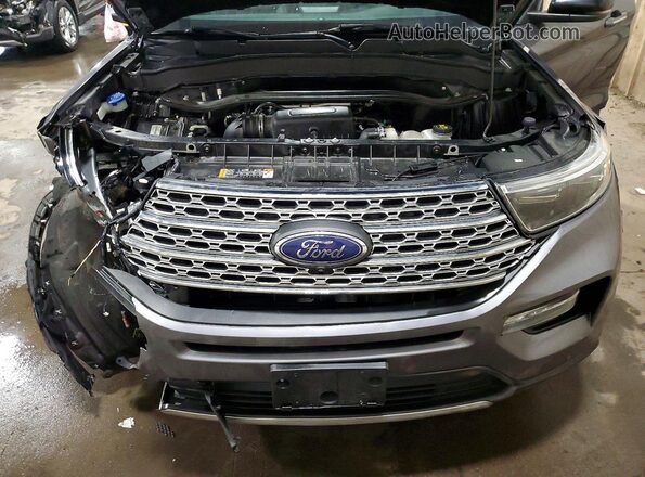 1FMSK8FH7MGA61904 2021 FORD FORD EXPLORER Gray უკანა სალონის ხედი