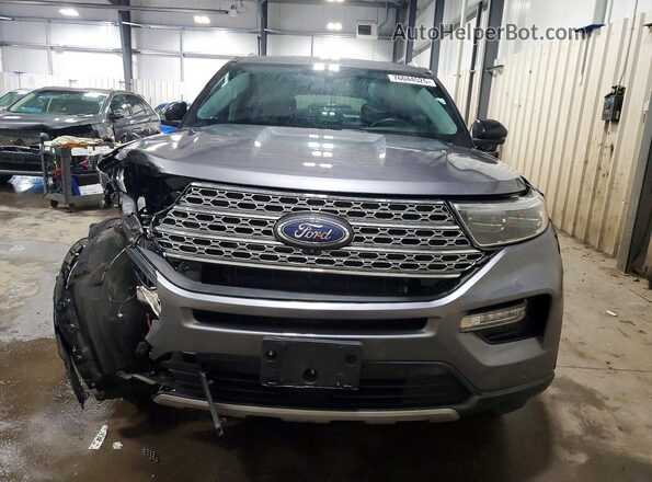1FMSK8FH7MGA61904 2021 FORD FORD EXPLORER Gray წინა ხედი