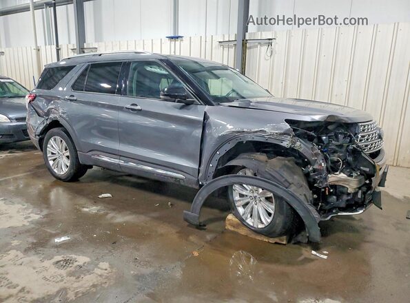 1FMSK8FH7MGA61904 2021 FORD FORD EXPLORER Gray წინა მარჯვენა