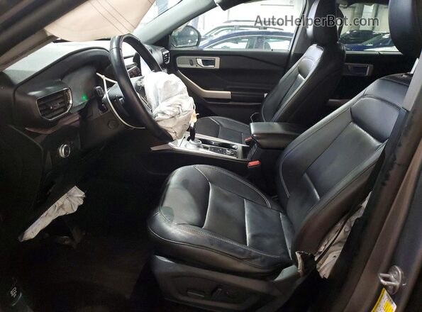 1FMSK8FH7MGA61904 2021 FORD FORD EXPLORER Gray წინა სალონის ხედი