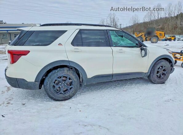 1FMSK8JH2MGC09240 2021 FORD FORD EXPLORER White უკანა მარჯვენა
