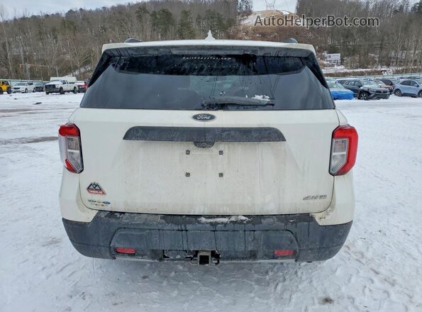 1FMSK8JH2MGC09240 2021 FORD FORD EXPLORER White უკანა ხედი