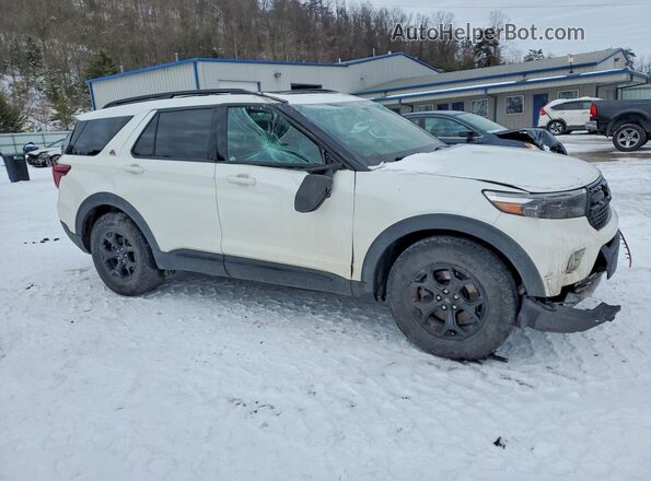1FMSK8JH2MGC09240 2021 FORD FORD EXPLORER White წინა მარჯვენა