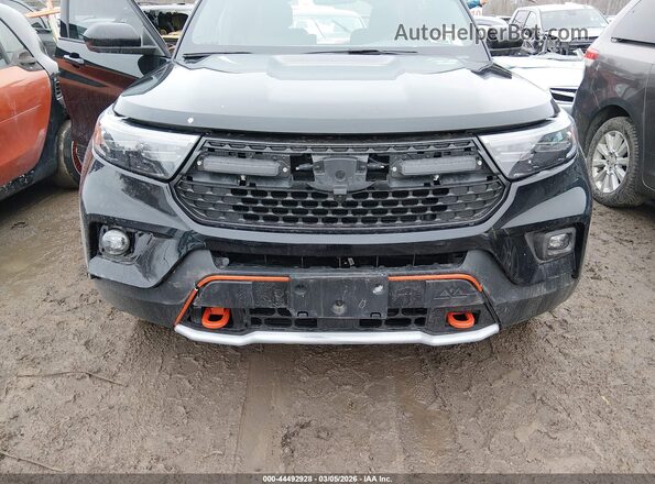 1FMSK8JH6PGB24258 2023 FORD FORD EXPLORER Black Սալոնի հետևի տեսք