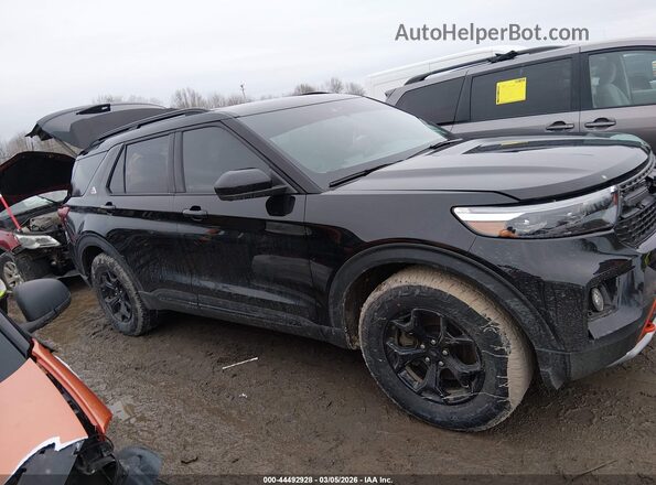 1FMSK8JH6PGB24258 2023 FORD FORD EXPLORER Black Սալոնի 360 աստիճան տեսք