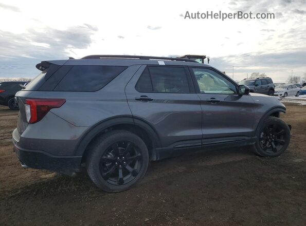 1FMSK8KHXNGC43992 2022 FORD FORD EXPLORER Gray Trasero derecho