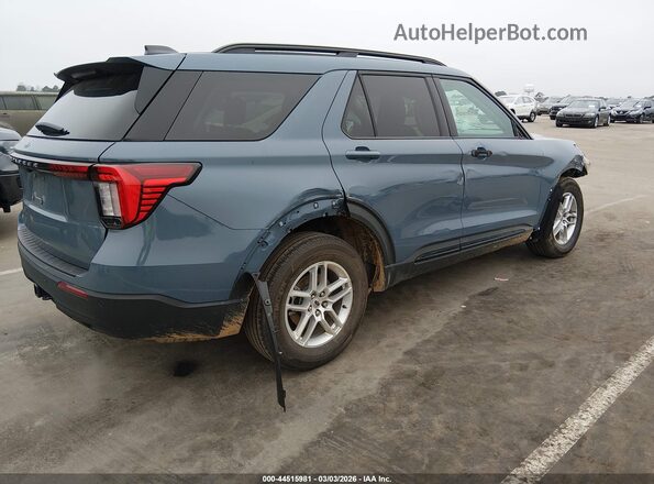 1FMUK7DH4TGA44630 2026 FORD FORD EXPLORER Light Blue Rear right