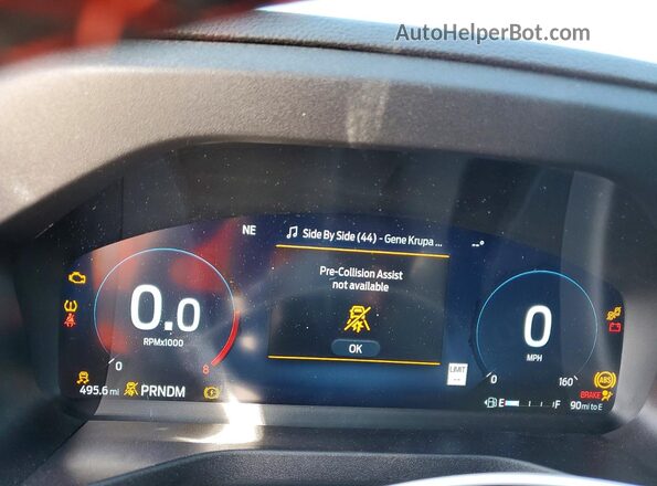 1FMWK8GC2TGA32684 2026 FORD FORD EXPLORER Black Vista del cuadro de instrumentos