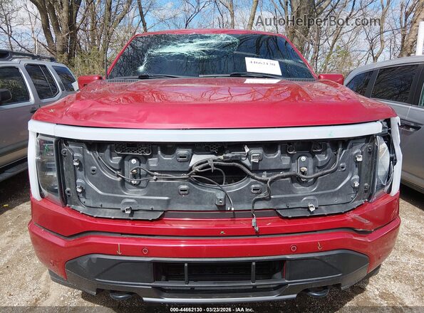 1FT6W1EV4NWG07476 2022 FORD F-150 LIGHTNING Red Rear interior view
