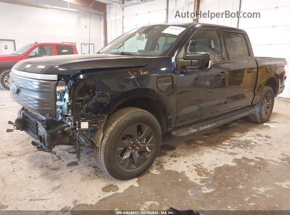 1FT6W1EV7PWG49790 2023 FORD F-150 LIGHTNING Blue Առջևի ձախ երեք քառորդ տեսարան