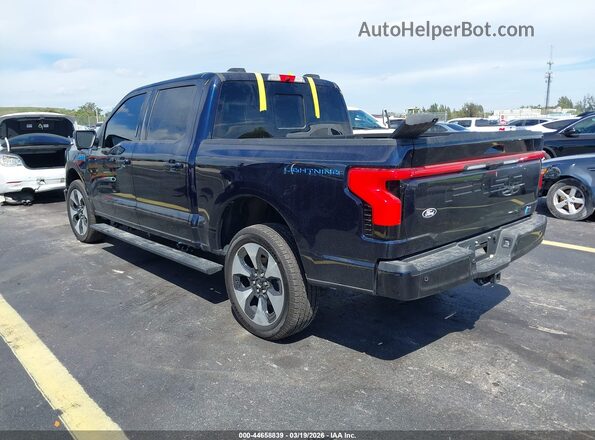 1FT6W7L72SWG20830 2025 FORD F-150 LIGHTNING Dark Blue Tył lewy