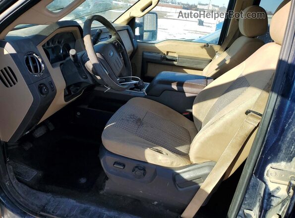 1FT7W2B60GEC41919 2016 FORD F250 Blue Вид салону спереду