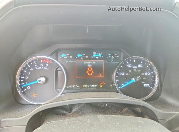 1FT7W2B64JEC75286 2018 FORD F250 White Instrument cluster view