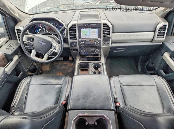 1FT7W2B64JEC75286 2018 FORD F250 White Dashboard view