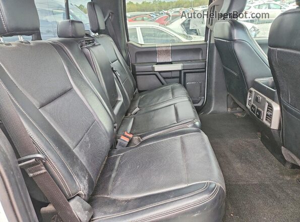 1FT7W2B64JEC75286 2018 FORD F250 White Rear seats view