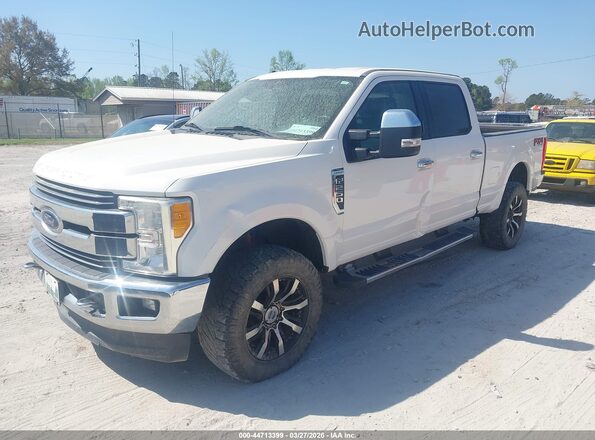 1FT7W2B65HEE53393 2017 FORD F-250 White Vista tres cuartos delantera izquierda