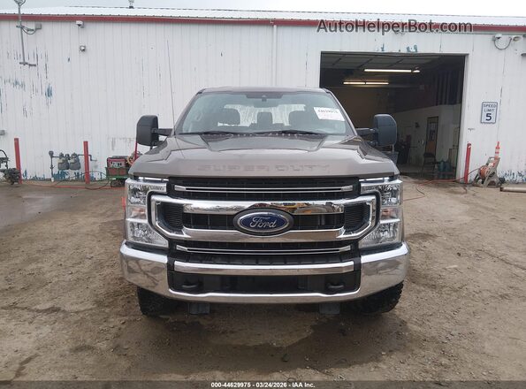 1FT7W2B65MEC49557 2021 FORD F-250 Brown ხელსაწყოთა პანელის ხედი