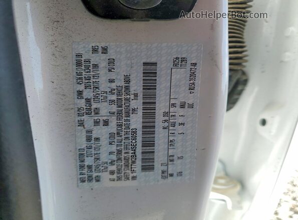 1FT7W2BA4SEC60583 2025 FORD F250 White Շարժիչի բաժամունքի տեսք