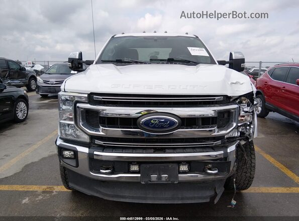 1FT7W2BN2MED70439 2021 FORD F-250 White ხელსაწყოთა პანელის ხედი