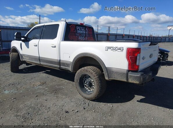 1FT7W2BT0JEB19333 2018 FORD F-250 White Tył lewy
