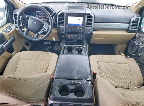 1FT7W2BT0MED34893 2021 FORD F250 Gray Vista del salpicadero