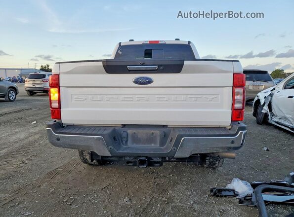 1FT7W2BT0MED43559 2021 FORD F250 White Հետևի տեսք
