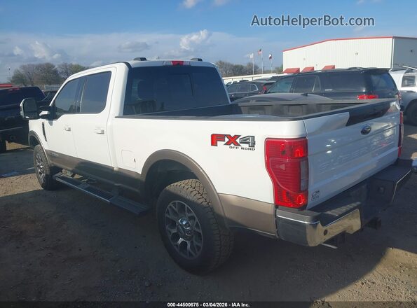1FT7W2BT1MEC81203 2021 FORD F-250 White Tył lewy