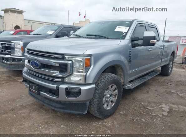 1FT7W2BT3NEF26021 2022 FORD F-250 Gray წინა მარცხენა ხედი სამი მეოთხედიდან