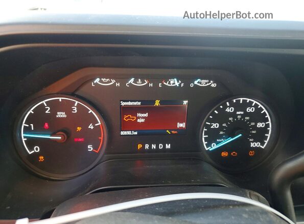 1FT7W2BT4PEC29102 2023 FORD F250 Silver Widok zestawu wskaźników