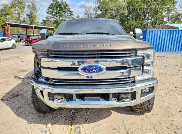 1FT7W2BT5HED77289 2017 FORD F250 Brown Vista frontal