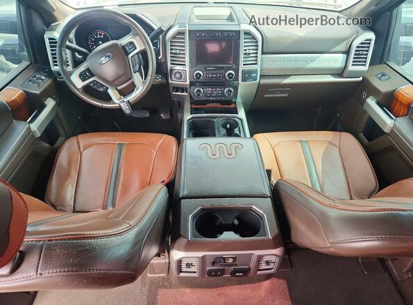 1FT7W2BT6JEB28537 2018 FORD F250 Black Vista del salpicadero