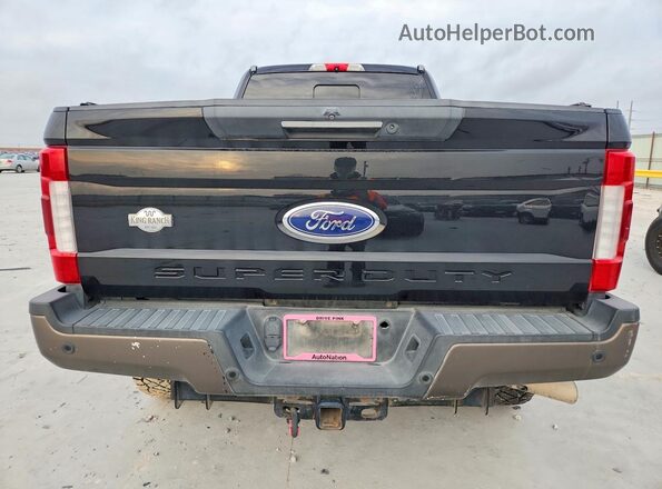 1FT7W2BT6JEB28537 2018 FORD F250 Black Vista trasera