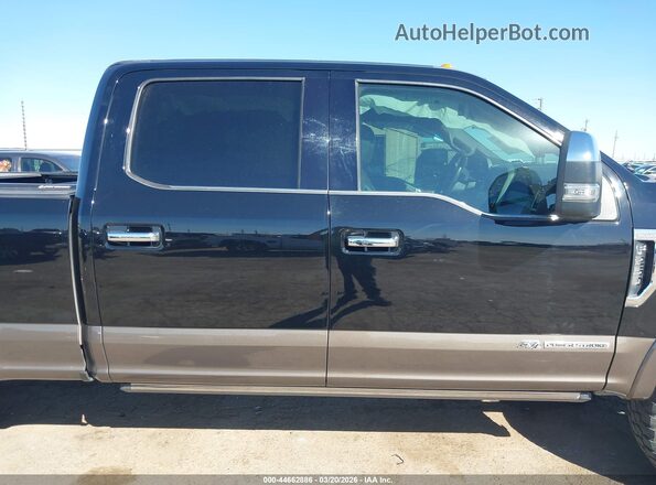 1FT7W2BT7HEC76643 2017 FORD F-250 Black Rear interior view