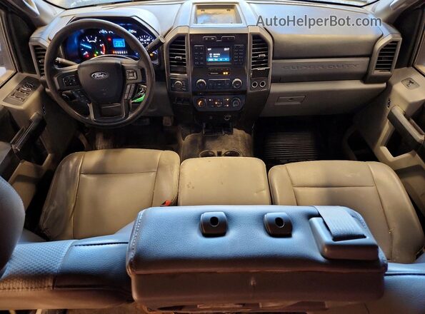 1FT7W2BT9JEB28497 2018 FORD F250 White წინა პანელის ხედი