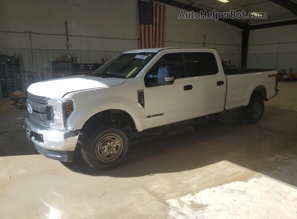 1FT7W2BT9JEB28497 2018 FORD F250 White VIN კოდის სტიკერის ხედი
